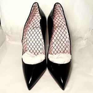 Christian Louboutin HotChick 100mm. Black patent Lin Resille edition. EU38